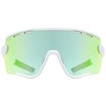 Sluneční brýle UVEX SPORTSTYLE 236 SET WHITE MAT / MIRROR GREEN (CAT. 2) + CLEAR (CAT. 0)