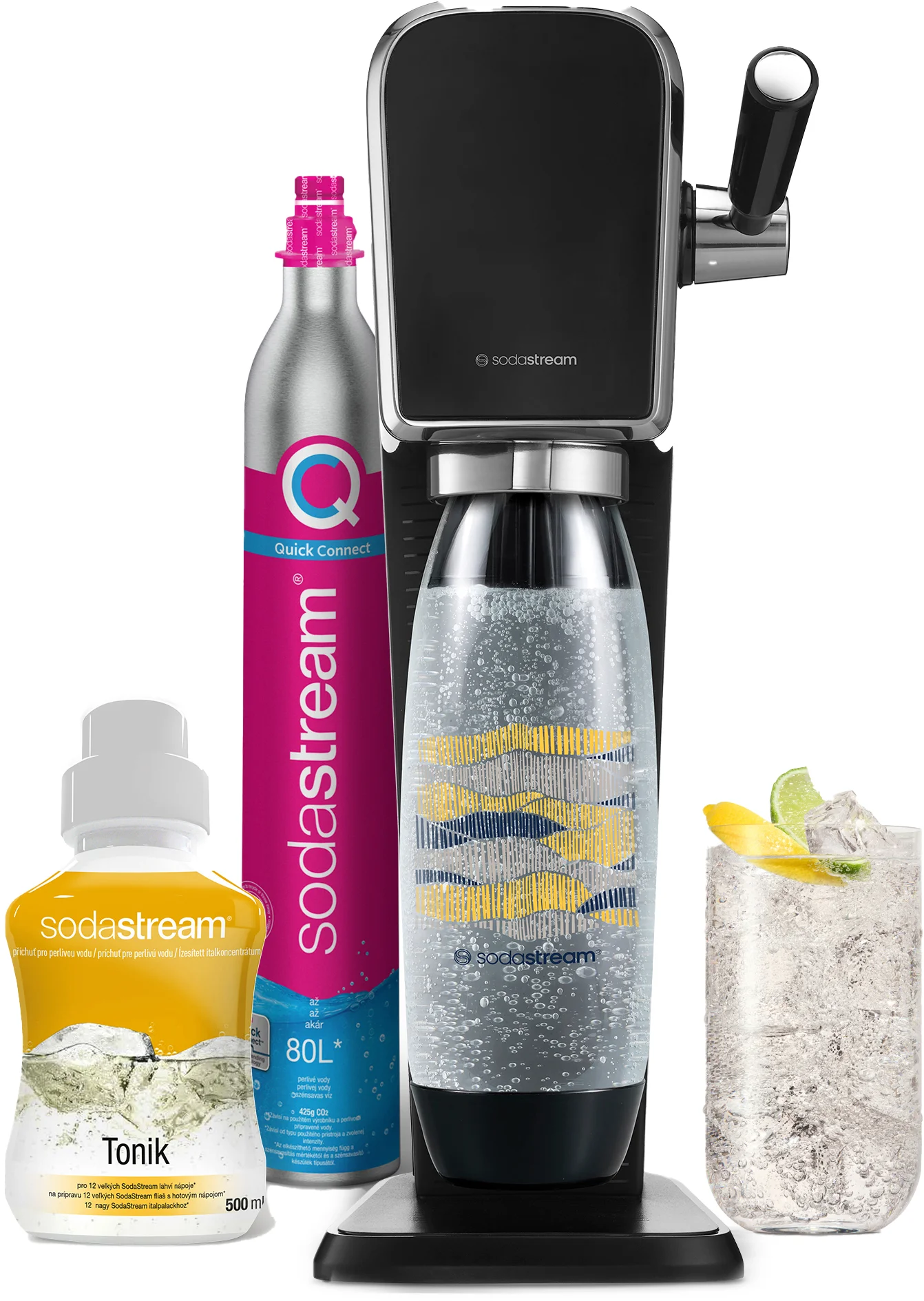Sodastream ART Black Tonic Megapack