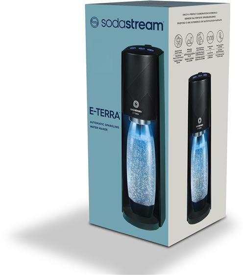 SodaStream Elektrický výrobník perlivej vody E-TERRA Black