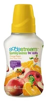 Sodastream příchuť Goodness s přírodní šťávou z pomerančů a broskví 750 ml, je určen pro sodovou vodu, pro děti