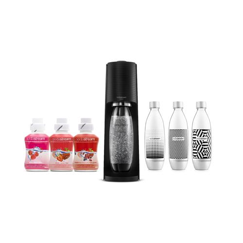 SodaStream Sada výrobníku TERRA Black FRUIT Pack