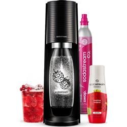 Sodastream Sada výrobníku TERRA Black Malina Zero Mpack