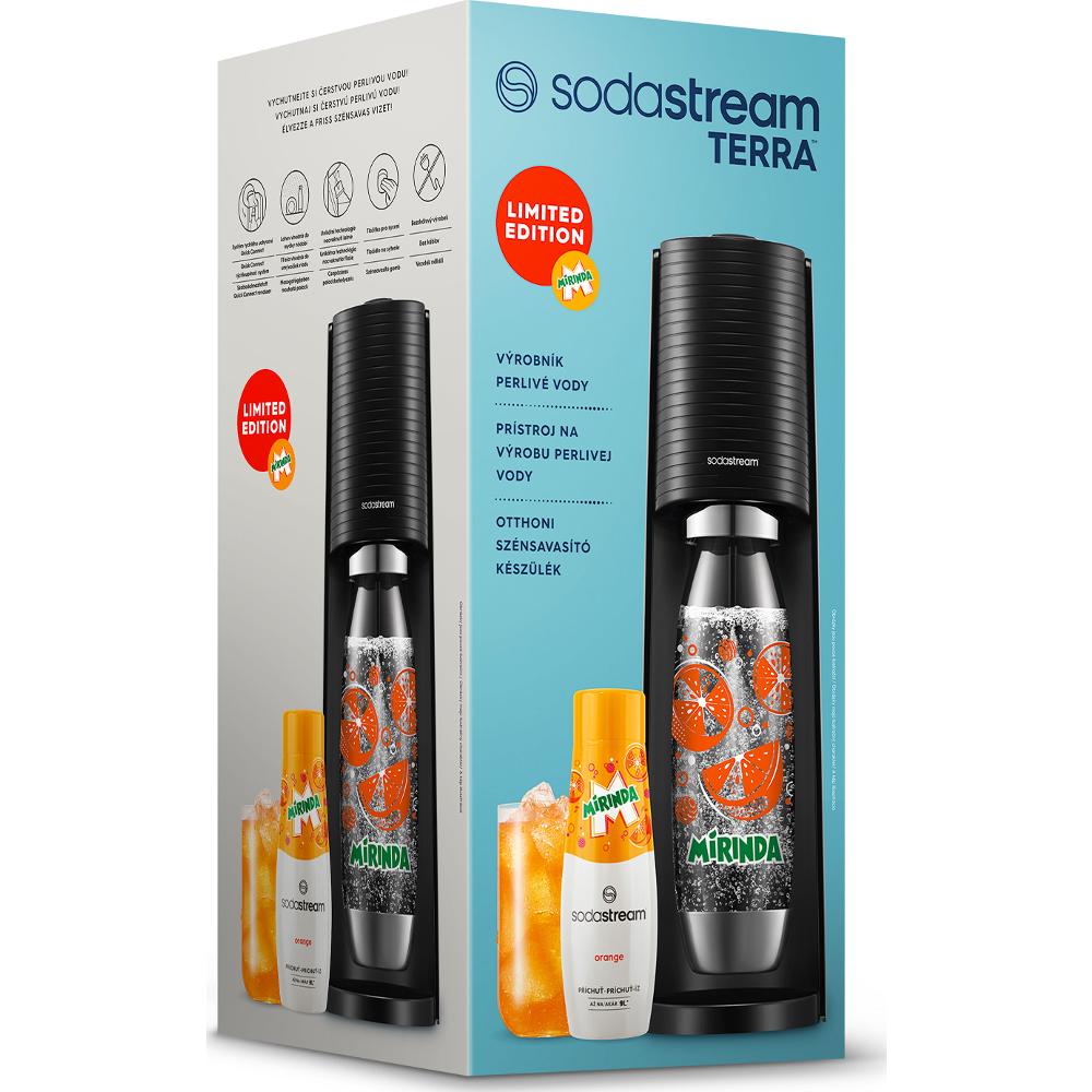Sodastream Sada výrobníku TERRA Black Mirinda Mpack