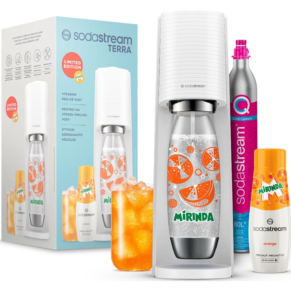 Sodastream Sada výrobníku TERRA White Mirinda Mpack