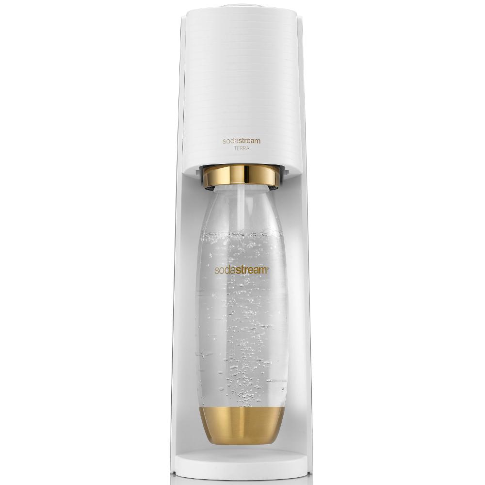 SodaStream – zariadenie na výrobu perlivej vody TERRA White Gold