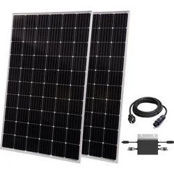 Solárna balkónová elektráreň Technaxx 600W TX-220, čierna
