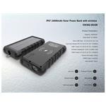 Solárna vonkajšia powerbanka Viking W24W 24000 mAh, bezdrôtové nabíjanie