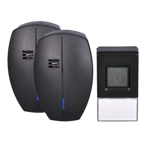 Solight 2x bezdrátový zvonek, do zásuvky, 120m, černý