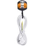 Solight flexo kábel, 3x 1,5 mm2, biely, 2 m