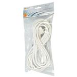 Solight flexo kábel, 3x 1mm2, biely, 5m