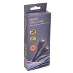 Solight HDMI kábel s Ethernetom, konektor HDMI 2.0 A - konektor HDMI 2.0 A, blister, 2 m