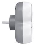 Solight hub, 3x 16A, USB nabíjačka A+C, bielo-sivá