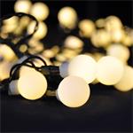 Solight LED 2v1 vonkajšia vianočná reťaz, guľa, diaľkové ovládanie, 200LED, RGB+biela, 20m+5m, 8 funkcií, IP44