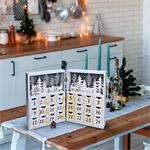 Solight LED adventní kalendář - kniha, 8x LED, 40x30cm, 2x AAA