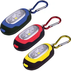 Solight LED baterka s karabínou, 3x LED, 2x CR2032 v balení