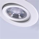 Solight LED bodové svetlo, 5W, 400lm, 3000K, okrúhle, biele