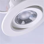 Solight LED bodové svetlo, 9W, 720lm, 4000K, okrúhle, biele