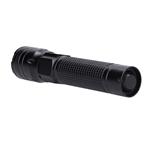 Solight LED dobíjacia baterka s displejom, 200lm, zoom, Li-Ion