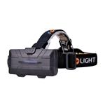 Solight LED dobíjacia čelová baterka, 550lm, Li-Ion, USB