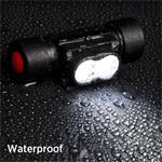 Solight LED dobíjacia čelová baterka, 650lm, Li-Ion