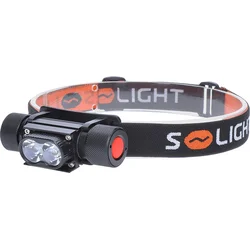 Solight LED dobíjacia čelová baterka, 650lm, Li-Ion