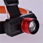 Solight LED dobíjacia čelovka, 3W, 150lm, zoom, Li-ion, USB
