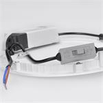 Solight LED mini panel CCT, podhľad, 18W, 1530lm, 3000K, 4000K, 6000K, štvorcový