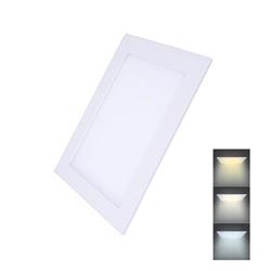 Solight LED mini panel CCT, podhľad, 18W, 1530lm, 3000K, 4000K, 6000K, štvorcový