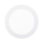 Solight LED mini panel CCT, zapustený, 12W, 900lm, 3000K, 4000K, 6000K, kruhový