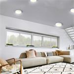 Solight LED mini panel CCT, zapustený, 12W, 900lm, 3000K, 4000K, 6000K, kruhový