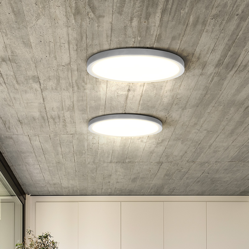 Solight LED osvětlení s dálkovým ovladačem Estela White, 36W, 2700lm, 30cm, změna chromatičnosti, stmívate