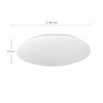 Solight LED osvetlenie Adrano s ochranou proti vlhkosti, IP54, 18W, 1530lm, 3CCT, 28cm