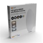 Solight LED osvetlenie Adrano s ochranou proti vlhkosti, IP54, 28W, 2380lm, 3CCT, 38cm