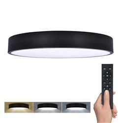 Solight LED osvetlenie s diaľkovým ovládaním, 50W, 3100lm, 40cm, stmievateľné, čierne