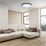 Solight LED osvetlenie s diaľkovým ovládaním Sivé, 60W, 4200lm, 49cm, stmievateľné