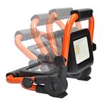 Solight LED reflektor PRO so sklopným stojanom, 30W, 2760lm, 5000K, kábel so zástrčkou, IP65