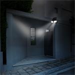 Solight LED solárne svetlo so senzorom, 8W, 600lm, Li-on, čierne