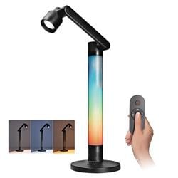 Solight LED stmievateľná lampa s RGB podsvietením, 10W, 600lm, meniteľná chromatickosť, diaľkové ovládanie