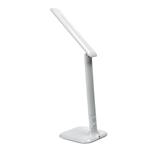 Solight LED stmievateľná stolná lampa s displejom, 6 W, voliteľná teplota svetla, biely lesk