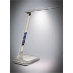 Solight LED stmievateľná stolná lampa s displejom, 6 W, voliteľná teplota svetla, biely lesk