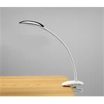 Solight LED stmívatelná lampička 2v1, podstavec i klip, 5W 4000K, 3 barevné kryty