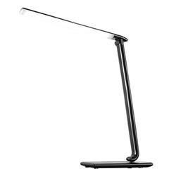 Solight LED stolová lampa stmievateľná, 12 W, možnosť voľby teploty svetla, USB, čierny lesk