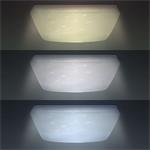 Solight LED stropné svetlo Star, štvorcové, 24W,1440lm, diaľkové ovládanie, 37cm