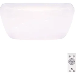 Solight LED stropné svetlo Star, štvorcové, 24W,1440lm, diaľkové ovládanie, 37cm