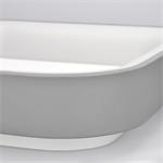 Solight LED štvorcové stropné svietidlo Treviso, 48W, 2880lm, stmievateľné, diaľkové ovládanie, sivé