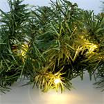 Solight LED vĂˇnoÄŤnĂ­ girlanda s jehliÄŤĂ­m, 7m, 112x LED, ÄŤasovaÄŤ, 230V, IP44