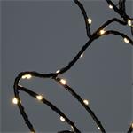 Solight LED venkovnĂ­ dekorace zvoneÄŤky, 100x LED, ÄŤasovaÄŤ, 55cm, 3x AA