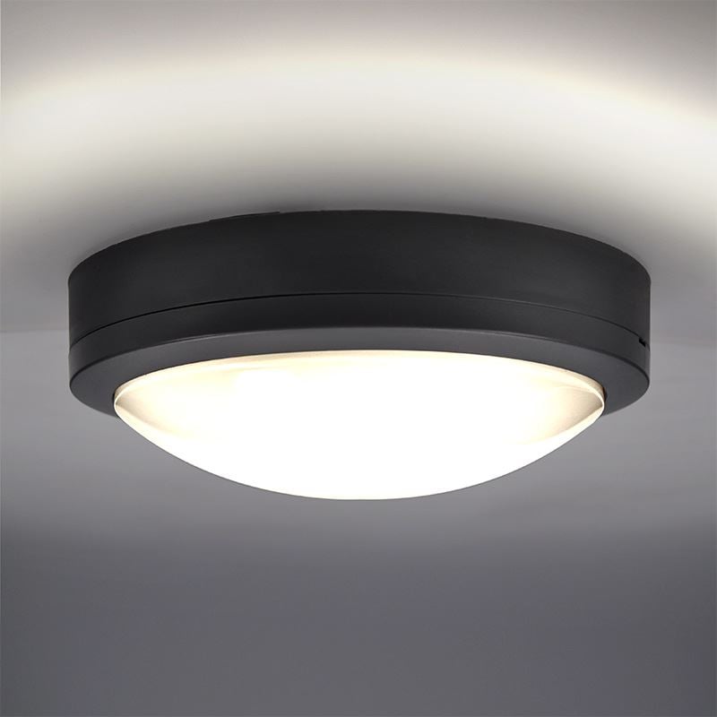Solight LED venkovní osvětlení se senzorem Siena, šedé, 20W, 1500lm, 4000K, IP54, 23cm