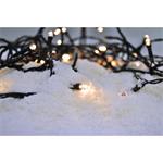 Solight LED venkovní vánoční řetěz, 400 LED, 20m, přívod 5m, 8 funkcí, IP44, teplá bílá