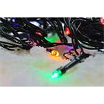 Solight LED venkovní vánoční řetěz, 500 LED, 50m, přívod 5m, 8 funkcí, časovač, IP44, vícebarevný